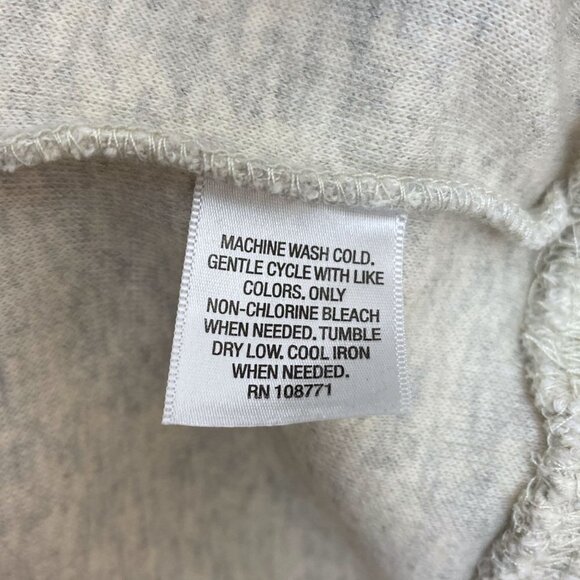 Tasso Elba Mens Sweater Size XL 100% Cotton Light gray Toggle Collar - Picture 9 of 9